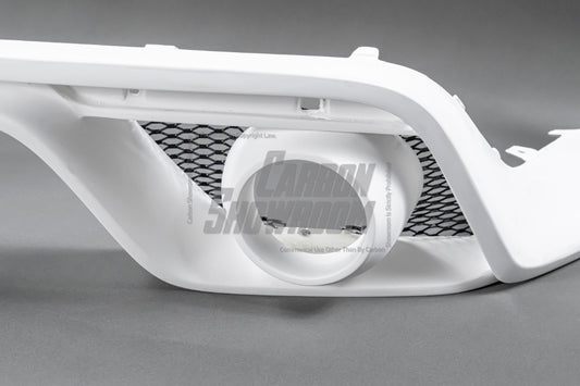 Ford Mustang Ecoboost V6 GT March1 Bullitt S550.1 S550.2 2015-2023 (note: dual exhaust tips) with Aftermarket Parts - CAVALIER Rear Diffuser Carbon Fiber/FRP from Robot Craftsman