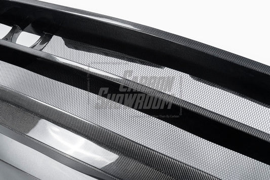 Dodge Challenger Demon Redeye Hellcat T/A Scat Pack 392 SRT R/T SXT SE 2008 2009 2010 2011 2012 2013 2014 2015 2016 2017 2018 2019 2020 2021 2022 2023 with Aftermarket Parts - "CHOPPER" Front Bumper Carbon Fiber / FRP from Robot Craftsman