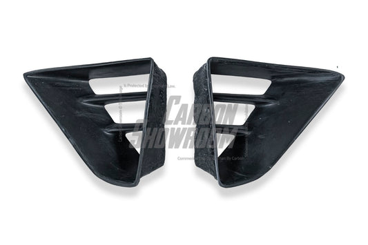 Tesla Model 3 Performance Long Range Standard Base 2017 2018 2019 2020 2021 2022 2023 with Aftermarket Parts - Crypton Front Bumper & Lip Carbon Fiber / FRP from Robot Craftsman