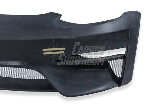 Tesla Model 3 Performance Long Range Standard Base 2017 2018 2019 2020 2021 2022 2023 with Aftermarket Parts - Crypton Front Bumper & Lip Carbon Fiber / FRP from Robot Craftsman