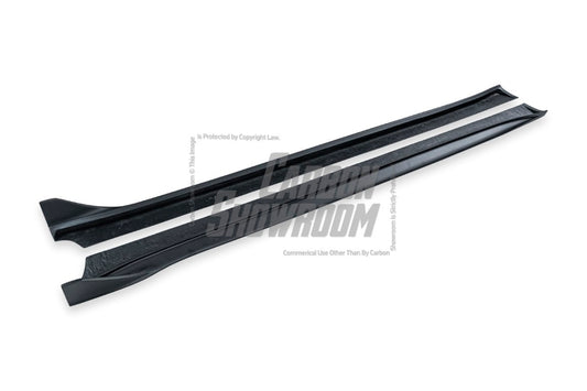 Tesla Model 3 Performance Long Range Standard Base 2017-2023 with Aftermarket Parts - Crypton Side Skirts Carbon Fiber / FRP from Robot Craftsman