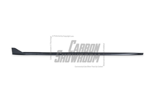 Tesla Model 3 Performance Long Range Standard Base 2017-2023 with Aftermarket Parts - Crypton Side Skirts Carbon Fiber / FRP from Robot Craftsman