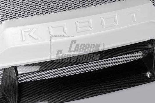 Ford Mustang S650 2.3 Ecoboost 5.0 GT Dark Horse 2024-ON with Aftermarket Parts - DARKSTAR Front Bumper & Lip Carbon Fiber / FRP from Robot Craftsman