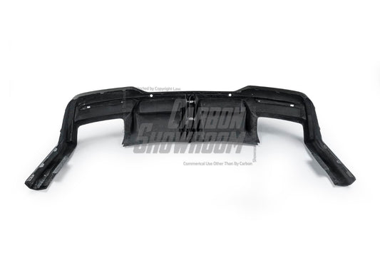 Ford Mustang S650 2024-ON with Aftermarket Parts - DARKSTAR Rear Diffuser Carbon Fiber from Robot Craftsman