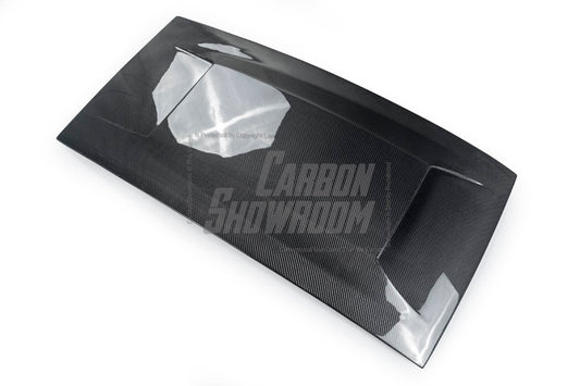 Ford Mustang Ecoboost V6 GT March1 Bullitt S550.1 S550.2 2015 2016 2017 2018 2019 2020 2021 2022 2023 with Aftermarket Parts - "DAWN & DUSK" Roof Scoop Carbon Fiber / FRP from Robot Craftsman