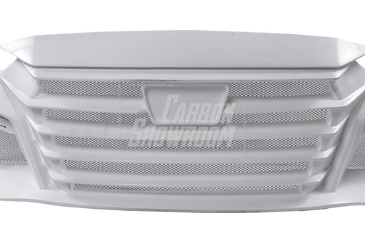 Ford Mustang Ecoboost V6 GT March1 Bullitt S550.2 2018 2019 2020 2021 2022 2023 & Mustang Ecoboost V6 GT March1 Bullitt S550.1 S550.2 2015 2016 2017 2018 2019 2020 2021 2022 2023 with Aftermarket Parts - DAWN Front Bumper & Lip (DRL & Badge included) & Replacement Front Lip Only Carbon Fiber / FRP from Robot Craftsman