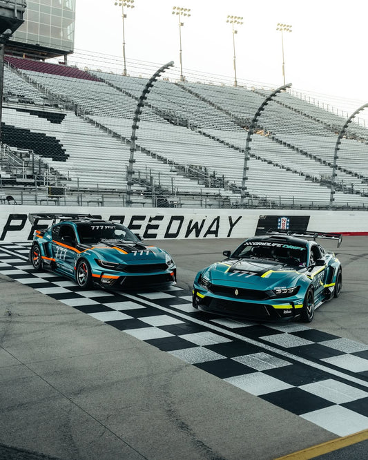 ord Mustang Ecoboost V6 GT S550.1 2015 2016 2017 & Mustang Ecoboost V6 GT March1 Bullitt S550.2 2018 2019 2020 2021 2022 2023 with Aftermarket Parts - " DAWN & DUSK " Widebody Fender Flares Wheel Arches & Side Skirts Carbon Fiber / FRP from Robot Craftsman