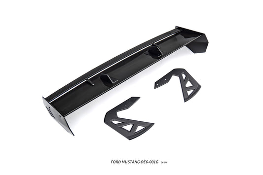 Ford Mustang Ecoboost V6 GT March1 Bullitt S550.1 S550.2 2015 2016 2017 2018 2019 2020 2021 2022 2023 with Aftermarket Parts - "DAWN & DUSK" Rear Wing & Spoiler Carbon Fiber / FRP from Robot Craftsman