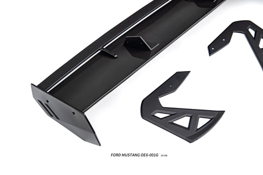 Ford Mustang Ecoboost V6 GT March1 Bullitt S550.1 S550.2 2015 2016 2017 2018 2019 2020 2021 2022 2023 with Aftermarket Parts - "DAWN & DUSK" Rear Wing & Spoiler Carbon Fiber / FRP from Robot Craftsman