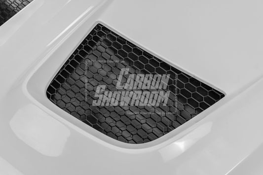 Ford Mustang Ecoboost V6 GT March1 Bullitt S550.1 S550.2 2015 2016 2017 2018 2019 2020 2021 2022 2023 (designed for ROBOT CRAFTSMAN S550 GTD Style widebody kit, S550.2 requires S550.1 headlight. designed to be installed with ROBOT CRAFTSMAN GTD front bumper) with Aftermarket Parts - GTD Style Hood Bonnet Carbon Fiber / FRP from Robot Craftsman