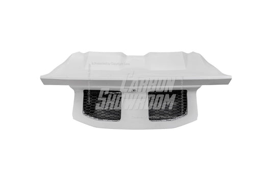 Ford Mustang Ecoboost V6 GT March1 Bullitt S550.1 S550.2 2015 2016 2017 2018 2019 2020 2021 2022 2023 (designed for ROBOT CRAFTSMAN S550 GTD Style widebody kit) with Aftermarket Parts - GTD Style Rear Trunk Lid Cover Carbon Fiber / FRP from Robot Craftsman