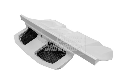 Ford Mustang Ecoboost V6 GT March1 Bullitt S550.1 S550.2 2015 2016 2017 2018 2019 2020 2021 2022 2023 (designed for ROBOT CRAFTSMAN S550 GTD Style widebody kit) with Aftermarket Parts - GTD Style Rear Trunk Lid Cover Carbon Fiber / FRP from Robot Craftsman