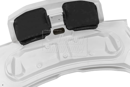 Ford Mustang Ecoboost V6 GT March1 Bullitt S550.1 S550.2 2015 2016 2017 2018 2019 2020 2021 2022 2023 (designed for ROBOT CRAFTSMAN S550 GTD Style widebody kit) with Aftermarket Parts - GTD Style Rear Trunk Lid Cover Carbon Fiber / FRP from Robot Craftsman