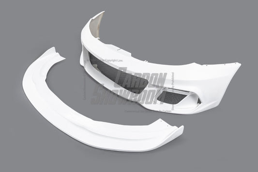 Lotus Evora 2018 2019 2020 2021 with Aftermarket Parts - Front Bumper & Lip Carbon Fiber / FRP from Robot Craftsman