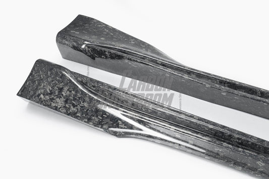 Toyota GT86 86 TRD GT SE Base ZN6 2017 2018 2019 2020 & Scion FR-S FRS ZN6 2013 2014 2015 2016 & BRZ TS Limited Premium ZN6 2013 2014 2015 2016 2017 2018 2019 2020 (compatible with ROBOT widebody kit) with Aftermarket Parts - Front Fenders Replacement & Rear Quarter Fender Flares & Side Skirts Carbon Fiber / FRP from Robot Craftsman