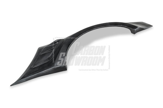 Toyota GT86 86 TRD GT SE Base ZN6 2017 2018 2019 2020 & Scion FR-S FRS ZN6 2013 2014 2015 2016 & BRZ TS Limited Premium ZN6 2013 2014 2015 2016 2017 2018 2019 2020 (compatible with ROBOT widebody kit) with Aftermarket Parts - Front Fenders Replacement & Rear Quarter Fender Flares & Side Skirts Carbon Fiber / FRP from Robot Craftsman