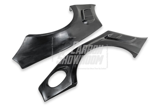 Toyota GT86 86 TRD GT SE Base ZN6 2017 2018 2019 2020 & Scion FR-S FRS ZN6 2013 2014 2015 2016 & BRZ TS Limited Premium ZN6 2013 2014 2015 2016 2017 2018 2019 2020 (compatible with ROBOT widebody kit) with Aftermarket Parts - Front Fenders Replacement & Rear Quarter Fender Flares & Side Skirts Carbon Fiber / FRP from Robot Craftsman