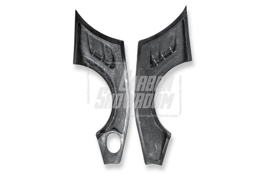 Toyota GT86 86 TRD GT SE Base ZN6 2017 2018 2019 2020 & Scion FR-S FRS ZN6 2013 2014 2015 2016 & BRZ TS Limited Premium ZN6 2013 2014 2015 2016 2017 2018 2019 2020 (compatible with ROBOT widebody kit) with Aftermarket Parts - Front Fenders Replacement & Rear Quarter Fender Flares & Side Skirts Carbon Fiber / FRP from Robot Craftsman