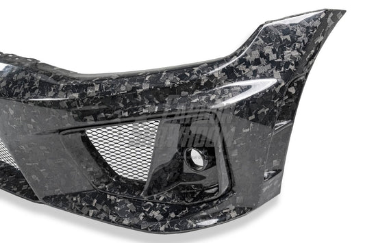 Volkswagen Golf R GTI Base MK7 MK7.5 2015 2016 2017 2018 2019 2020 2021 & Golf R GTI Base MK7 2015 2016 2017 & Golf R GTI Base MK7.5 2018 2019 2020 2021 with Aftermarket Parts - Front Lip & Front Bumper Carbon Fiber / FRP from Robot Craftsman