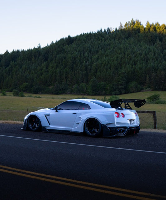 Robot Craftsman "Godzilla" Widebody Rear Diffuser for Nissan GTR R35 2008-ON - Performance SpeedShop