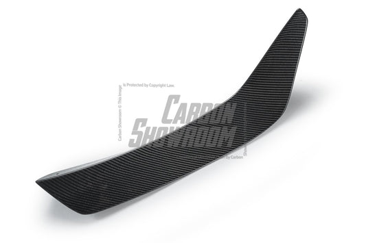 Ford Mustang Ecoboost V6 GT March1 Bullitt S550.1 S550.2 2015 2016 2017 2018 2019 2020 2021 2022 2023 (designed for ROBOT CRAFTSMAN S550 GTD Style widebody kit, S550.2 requires S550.1 headlight) with Aftermarket Parts - GTD Style Front Bumper Canards Carbon Fiber FRP from Robot Craftsman