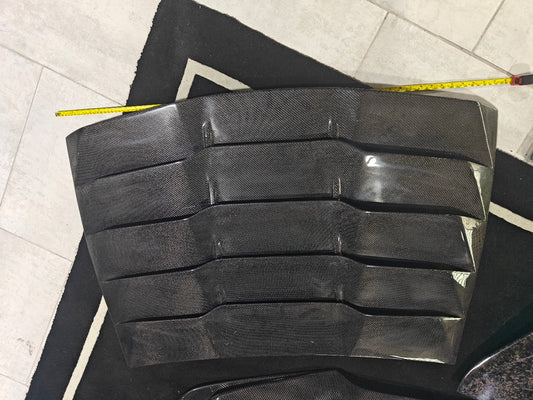 Robot Craftsman Godzilla Rear Window Louvers for Nissan GTR Nismo T-Spec Premium Carbon Fiber/FRP