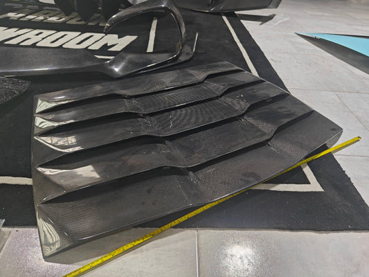 Robot Craftsman Godzilla Rear Window Louvers for Nissan GTR Nismo T-Spec Premium Carbon Fiber/FRP