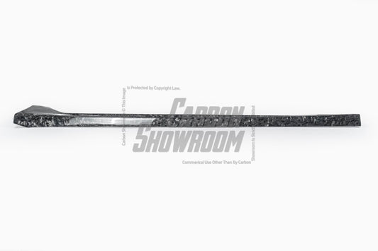 Tesla Model 3 Performance Long Range Standard Base 2017 2018 2019 2020 2021 2022 2023 with Aftermarket Parts - "Hacker" Narrow Body Side Skirts Carbon Fiber / FRP from Robot Craftsman