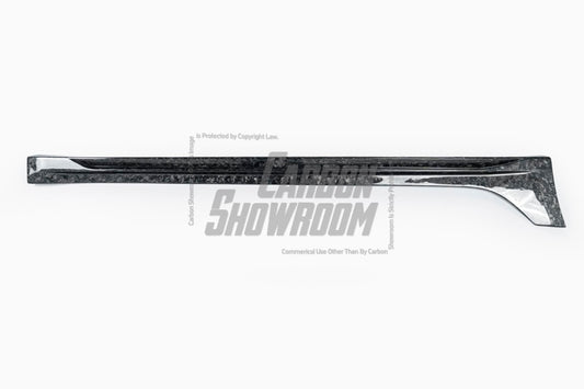 Tesla Model 3 Performance Long Range Standard Base 2017 2018 2019 2020 2021 2022 2023 with Aftermarket Parts - "Hacker" Narrow Body Side Skirts Carbon Fiber / FRP from Robot Craftsman
