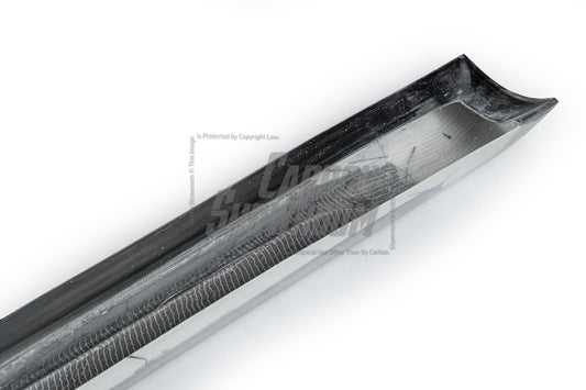 Tesla Model 3 Performance Long Range Standard Base 2017 2018 2019 2020 2021 2022 2023 with Aftermarket Parts - "Hacker" Widebody Wheel Arches & Side Skirts Carbon Fiber / FRP from Robot Craftsman