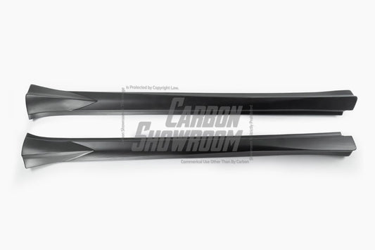 Tesla Model Y Juniper 2026-ON with Aftermarket Parts - HIDROGAI Side Skirts Carbon Fiber / FRP