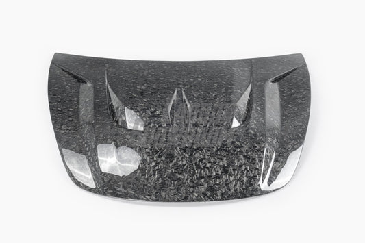 Tesla Model 3 Performance Long Range Standard Base 2017 2018 2019 2020 2021 2022 2023 with Aftermarket Parts - "Hacker" V2 Hood Bonnet Carbon Fiber / FRP from Robot Craftsman