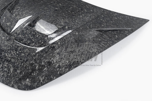 Tesla Model 3 Performance Long Range Standard Base 2017 2018 2019 2020 2021 2022 2023 with Aftermarket Parts - "Hacker" V2 Hood Bonnet Carbon Fiber / FRP from Robot Craftsman