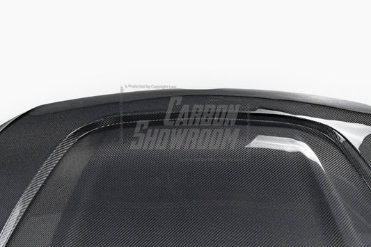 Volkswagen Golf R GTI Base MK7 MK7.5 2015 2016 2017 2018 2019 2020 2021 with Aftermarket Parts - Hood Bonnet Carbon Fiber / FRP from Robot Craftsman