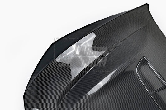 Volkswagen Golf R GTI Base MK7 MK7.5 2015 2016 2017 2018 2019 2020 2021 with Aftermarket Parts - Hood Bonnet Carbon Fiber / FRP from Robot Craftsman