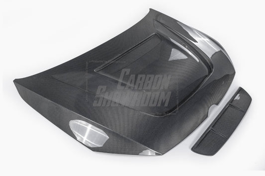 Volkswagen Golf R GTI Base MK7 MK7.5 2015 2016 2017 2018 2019 2020 2021 with Aftermarket Parts - Hood Bonnet Carbon Fiber / FRP from Robot Craftsman