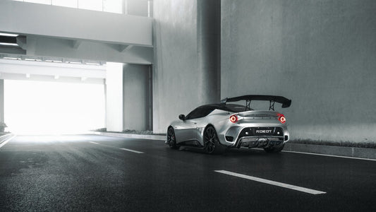 Lotus Evora 2018 2019 2020 2021 with Aftermarket Parts - Side Skirts Carbon Fiber / FRP from Robot Craftsman