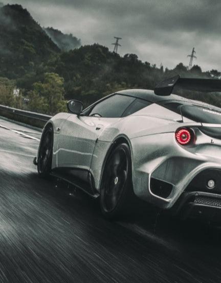 Lotus Evora 2018 2019 2020 2021 with Aftermarket Parts - Side Skirts Carbon Fiber / FRP from Robot Craftsman