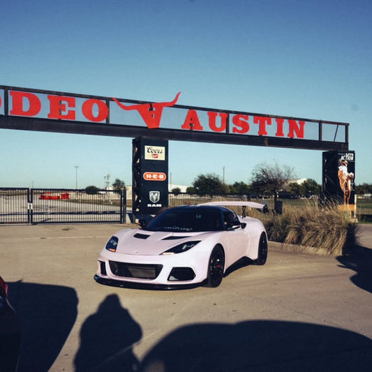 Lotus Evora 2018 2019 2020 2021 with Aftermarket Parts - Front Bumper & Lip Carbon Fiber / FRP from Robot Craftsman