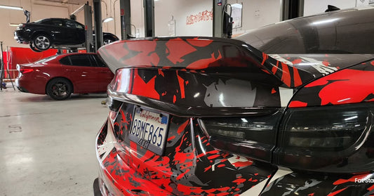 Mazda6 Sport Grand Touring Singature Carbon Edition 2014 2015 2016 2017 2018 2019 2020 2021 2022 with Aftermarket Parts - Ducktail Rear Spoiler Carbon Fiber / FRP from Robot Craftsman