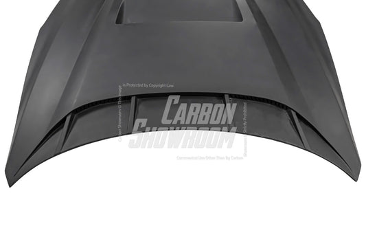 Nissan GTR Nismo Black Edition Track Edition Premium Base 2008 2009 2010 2011 2012 2013 2014 2015 2016 (for installation on 2017-2024 vehicles, 2008-2016 front bumper is recommended) with Aftermarket Parts - "Godzilla" Hood Bonnet Carbon Fiber / FRP from Robot Craftsman