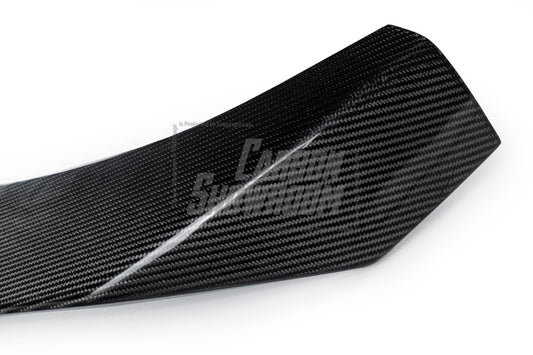 Cadillac CT5 CT5-V Sport Premium Luxury Base 2020 2021 2022 2023 2024 with Aftermarket Parts - "PRISM" Front Bumper & Front Lip Carbon Fiber / FRP from Robot Craftsman