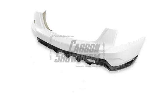 Cadillac CT5 CT5-V Blackwing Sport Premium Luxury Base 2020 2021 2022 2023 2024 with Aftermarket Parts - "PRISM" Rear Bumper & Diffuser Carbon Fiber / FRP from Robot Craftsman