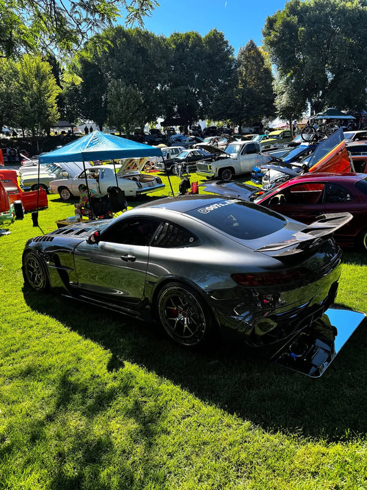 Mercedes Benz AMG GT/GTS/GTC/GTR C190 (fits both Pre-facelift & facelift) 2015 2016 2017 2018 2019 2020 2021 with Aftermarket Parts - Paragon Rear Wing Carbon Fiber / FRP from Robot Craftsman
Mercedes Benz AMG GT/GTS/GTC/GTR C190 (fits both Pre-facelift & facelift) 2015 2016 2017 2018 2019 2020 2021 with Aftermarket Parts - Paragon Rear Wing Carbon Fiber / FRP from Robot Craftsman