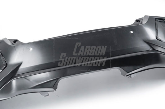 Honda Civic 10th Gen FC1 FC2 SI 2016 2017 2018 2019 2020 2021 (diffuser also compatible with ROBOT CRAFTSMAN rear bumper) with Aftermarket Parts - Rear Diffuser & Bumper Carbon Fiber/FRP/PP from Robot Craftsman