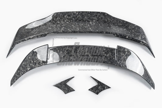 Subaru BRZ ZD8 2022 2023 2024 & Toyota GR86 ZN8 2022 2023 2024 with Aftermarket Parts - "SHINING" Rear GT Wing Carbon Fiber / FRP from Robot Craftsman