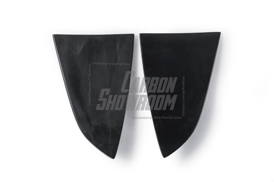 Subaru BRZ ZD8 2022 2023 2024 & Toyota GR86 ZN8 2022 2023 2024 with Aftermarket Parts - "SHINING" Side Window Louver Trim Carbon Fiber / FRP from Robot Craftsman