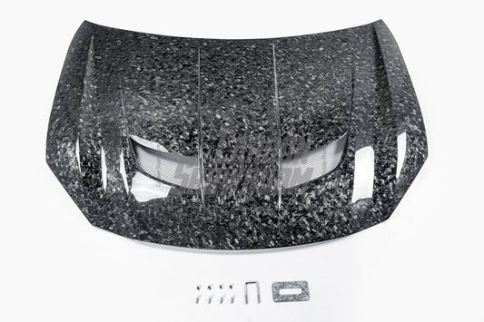 Subaru BRZ ZD8 2022-ON & Toyota GR86 ZN8 2022-ON with Robot Craftsman's Aftermarket Parts - "SHINING" V2 Hood Bonnet Carbon Fiber / FRP