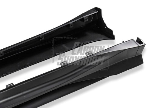 Tesla Model Y Performance AWD Long Range RWD Standard 2020 2021 2022 2023 2024 with Aftermarket Parts - "STARSHIP" Side Skirts PP from Robot Craftsman