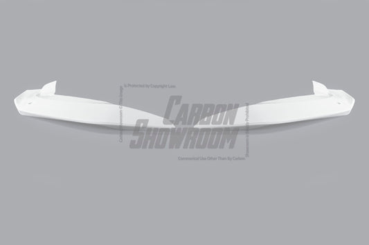 Tesla Model Y Performance AWD Long Range RWD Standard 2020 2021 2023 2024 with Aftermarket Parts - "STARSHIP" Stage 1 Corner Lip (2 pcs) & Stage 2 Corner Lip (4 pcs) & Front Bumper Carbon Fiber from Robot Craftsman